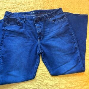 Lee Dark Wash Blue Denim Jeans
